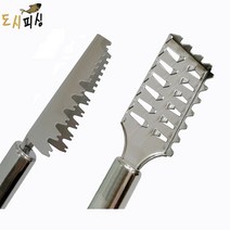 생선비늘치기 스텐 비늘제거기 비늘칼 기본형, B삼각형