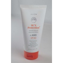 선크림 2개 (2) 에이본 선 프로텍션+ 천연 미네랄 자외선 차단 로션 바디 SPF40 E
