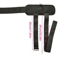 조절 가능한 아령 발목 스트랩 발 경골 트레이너 다리 근육 강화 훈련 종아리 운동 장비 1 쌍, 01 Black