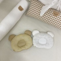 고양이 강아지 테디베어 곰돌이 애착 베개 커버 소형, 브라운
