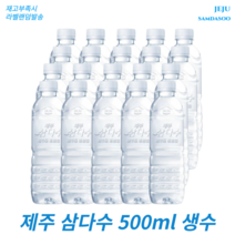 삼다수 500ml 무라벨 제주도물 미네랄워터 가정용생수배달, 20병