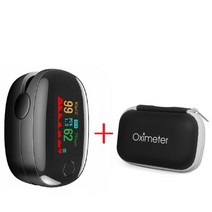 자동혈압모니터 심장박동 OLED 맥박 산소 농도계 미터 혈압계 맥박계, 06 Black PI