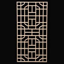 한옥 창호 창호지문 문창살 한옥 문살 전통문 전통 한옥창문 옛날 문짝 창살, 120x50cm