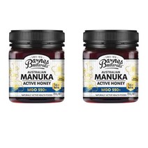 [호주직구] Barnes Naturals 바네스내추럴스 호주 마누카 꿀 MGO 550+ 250g 2팩 Australian Manuka Honey