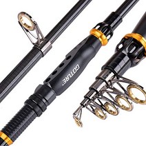 Goture Telescopic Spinning Fishing Rod Saltwater Freshwater Travel Retractable Rods Poles for Trolli, 1