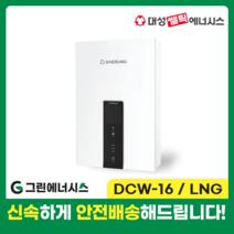 가스온수기 대성쎌틱 DCW 저장식 순간온수기 서울 경기 부산 전국배송, DCW-16 LNG