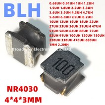 NR4030 SMD 자기 접착제 차폐 전력 인덕터 6.8UH 6R8 7.5UH 7R5 8.2UH 8R2 10UH 100 12UH 120 15UH 150 18UH 180 10 개, [11] NR4030 3.3UH 3R3