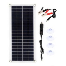 태양광 가정용 아파트 주택 패널제작 300w 태양 전지 패널 키트 완전한 12v usb 10-60a 컨트롤러 태양 전지 자동차 요트 rv 보트 moblie 전화 배터리 충전기, 유일한 태양 전지판