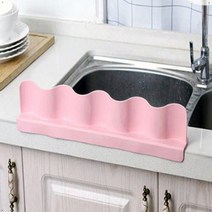 설거지 물튀김 방지 싱크대 물막이 물튐방지 부착식물막이 물막이필름, 색상, 핑크