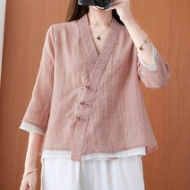 여름 면마소재 생활한복 법복 절복 승복 상의 빅사이즈