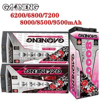 RC 무선GNB 4S 15.2V 6200/6800/7200/8000/8500/9500 1:8 RC 자동차 보트 4WD 등반 5.0mm Bullet 배터리, 01 62000MaH 150C EC5