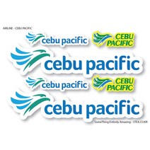 STEA 세계 항공사 로고 스티커SET 스티커, 34 CEBU PACIFIC