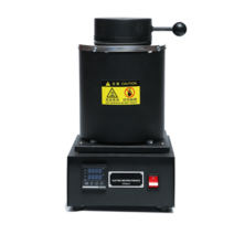 소형 용광로 알루미늄 금 은 세공 금속 주물 용해로, 표준형 1KG 220V 세트