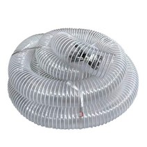 PVC 파이프 배관 주름관 호스 집진기 덕트 자바라 배기 와이어 투명, D 140MM 10M 가격 (0.8MM 두께 )