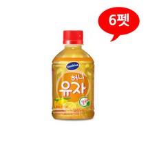 썬키스트 허니 유자 280mL X 6펫