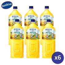 썬키스트 제주감귤주스 훼미리 제주감귤농장 2L 6개, 1개, 1ml