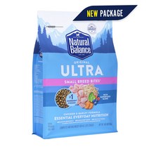 내추럴발란스 오리지날 울트라 닭 & 보리 도그 포뮬라 3kg 스몰바이트+덴탈껌1ea, 울트라3kg스몰+덴탈껌1ea