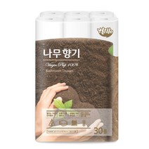 헬로 나무향기 화장지 30롤, 1개
