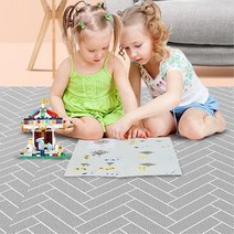 단열 층간소음 잘라쓰는 유아 쿠션장판 강아지관절, 상품선택_헤링본GR 화이트 0.5M, 상세페이지 참조3