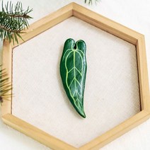 nordic ins plant white brocade monstera 침대 옆 소파 허리 베개 베개 쿠션 귀걸이 냉장고 자석 홈 가구, 1pcs 냉장고 자석 c