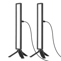 Andoer andoer 2pcs 컴퓨터 노트북 모니터 라이트 바 화상 회의 조명 화면 램프 필 USB 전원 3 색 온도 Dimmable 회의에 대 한 미니 삼각대 클램프 원격 작업 라이브 스트리밍 vlogging 사진, 카메라 조명