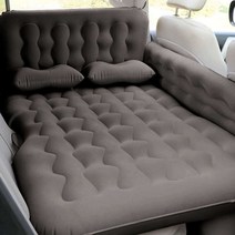 자동차 차박 에어 매트 시트 트렁크 2인용 침구 여행, A2  에어 리크 - 블랙