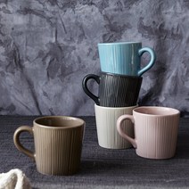 벨류세라믹 라이닝 머그 5color, 라이트블루