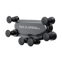 샵스토어 카니발 프로스프링거치대2 송풍구고정식 스마트폰편리거치, 1개, 블랙