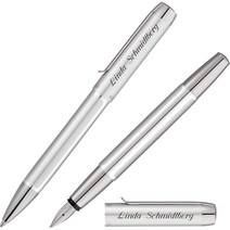 Pelikan 만년필 볼펜 세트 PURA 실버 레이저 프린팅 가능