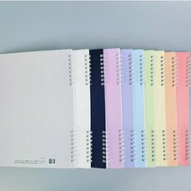 파스텔 스프링 노트 10종 set