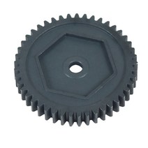 SJSHOP -4 스케일 크롤러 1/10 RC 자동차 액세서리 용 RC 모델 45T 스퍼 기어, 45T 평 기어, 금속, 블랙