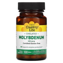 몰리브데넘 Chelated Molybdenum 150mcg 100 타블렛