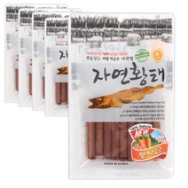 반려견 자연황태 당근스틱 져키 5개 부드러움 밸런스 활력충전 예절교육