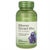 GNC BEST 눈 건강은 빌베리 60 mg 100정, 1개