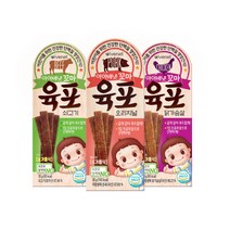 [아이배냇] 아기간식 싱가폴식 꼬마 육포 3종, 1세트, S363꼬마육포 닭가슴살 6개