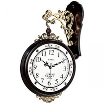 알펙스 3312 인테리어 양면시계 양면벽시계