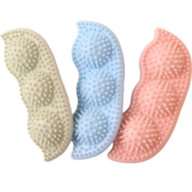 코인엣코인 강아지 치석제거 완두콩 장난감 3종, 그린