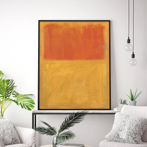 [그림닷컴] Orange And Tan 1954 마크 로스코 그림액자