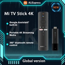 ott셋톱박스 ott 넷플릭스 셋톱 셋탑 박스 샤오미-Mi TV 스틱 4K 글로벌 버전 스트리밍 구글 어시스턴트, 한개옵션0