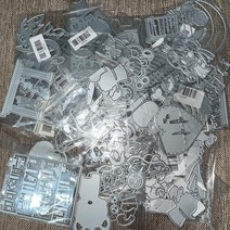 모양 틀 다이컷 10pcs 임의의 금속 절단 스크랩북 공예 레이스 diy 앨범 카드 스텐실 템플릿, 3개