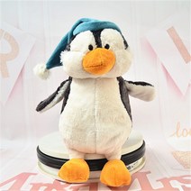 펭귄 인형 피규어 장난감 생일선물 어른용 진정 인형 장난감 베개 플러시 빨간 그물 선물 귀여운 숙박, 하얀색_50cm 컬렉션 + 구매 우선 배송