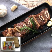 꿀맛연구소 백종원의 3대천왕 향유갈비 원조 포천 이동갈비 양념 LA갈비 미국산(한입갈비) 선물세트 2kg(1kg x2팩) 부직포가방 선물용갈비, 양념 LA갈비 미국산 선물세트 2kg(1kg x2팩)