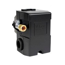 Lefoo 공기 압축기 압력 스위치 제어 95125 PSI 4 포트 언로더 LF104H1NPT1495125