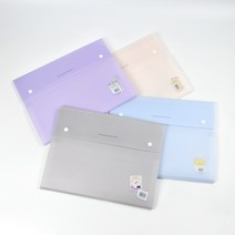 편의점 A4 사이즈 6포켓 도큐먼트 파일 3500 화일, 복숭아