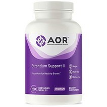 AOR Strontium Support II Mineral Support for a Healthy Skeletal System and Bone Growth Vegan Non, 1, V-caps