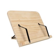 라라공방 각도조절 6단계 내추럴 우드 독서대 30x39cm 대형