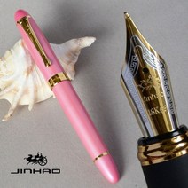 만년필선물의미 입문 쓰는법 각인 파우치 케이스 잉크 충전 iraurita 만년필 jinhao x450 dark green and gold 18 kgp 0.7mm broad 21, 18-그림 쇼로