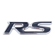 카포카 쉐보레 RS 엠블럼 스티커 뱃지 (콜로라도 트래버스 더넥스트이쿼녹스), 1개, 블랙