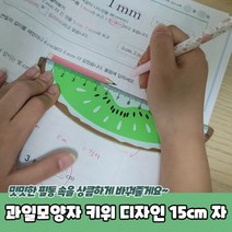 과일 나무자 방안자 잣대cm자 키위 15cm 모양자 디자인, 상세페이지 참조, 상세페이지 참조