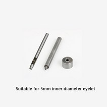 아일렛 펀치 핸드 노크 몰드 다이 도구 세트 해머 가죽 펀칭 액세서리 신발 가방, 5mm, 05 5mm